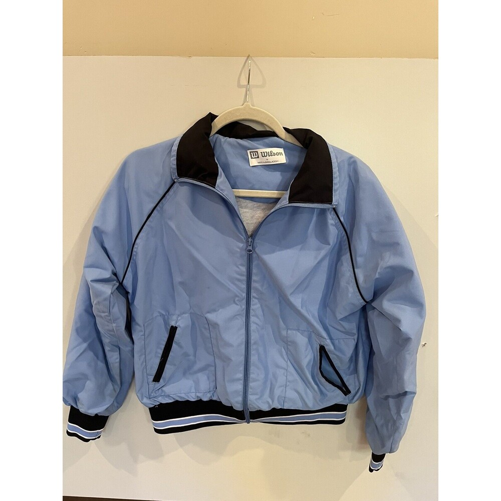 Wilson Tennis Jacket Large Track Sport Retro Windbreaker vintage running sport